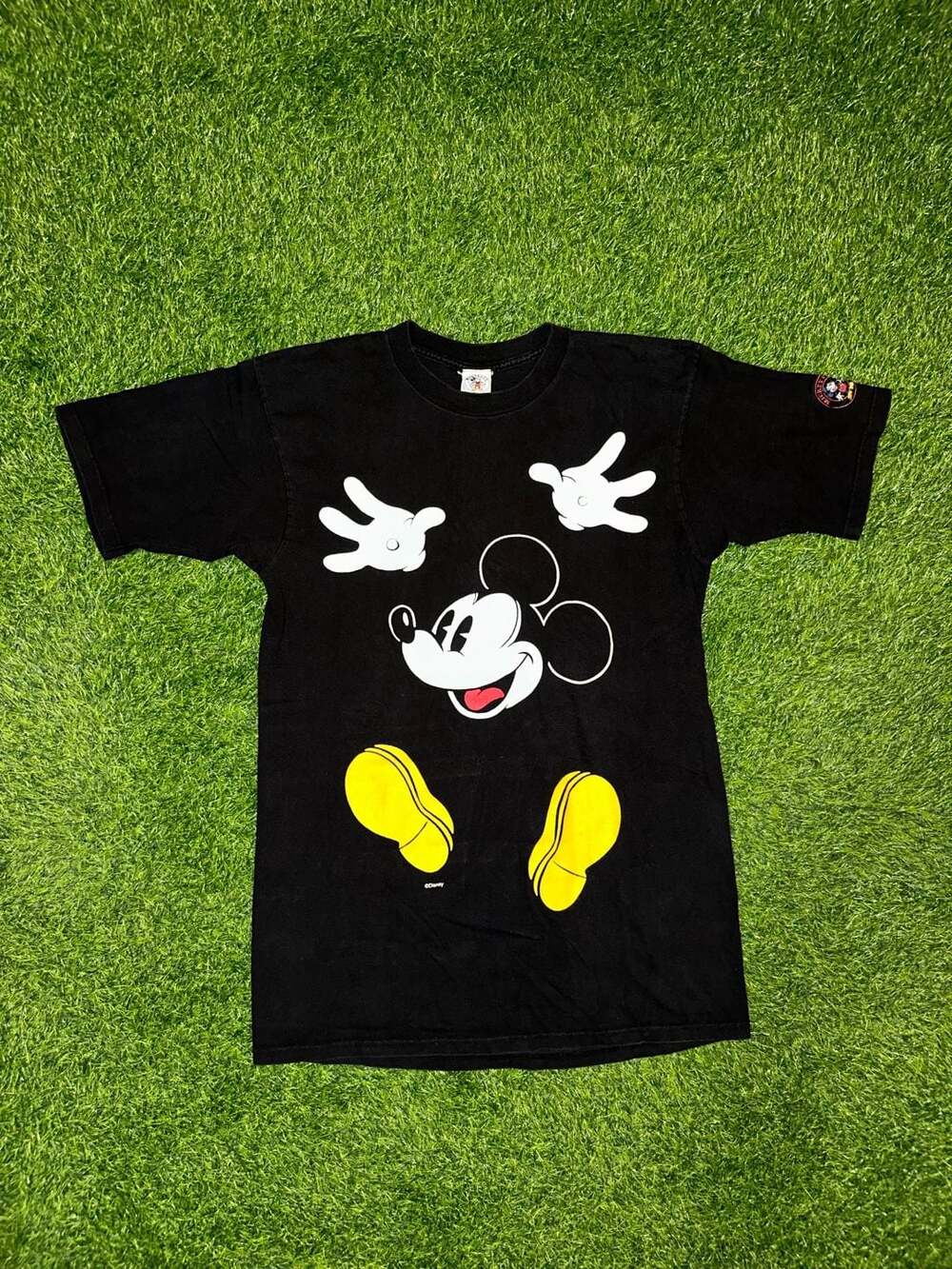 Mickey & Co. Mickey Mouse Graphic T-Shirt Size M Black